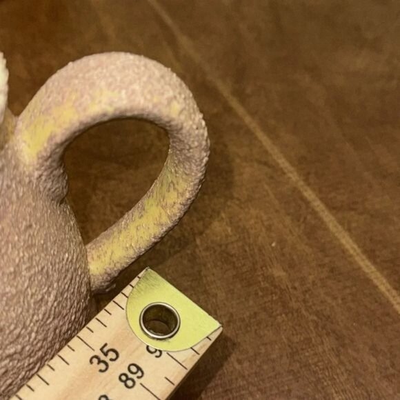 Set Of 5 Beige Textured Ceramic Coffee Mugs - Picture 13 of 14